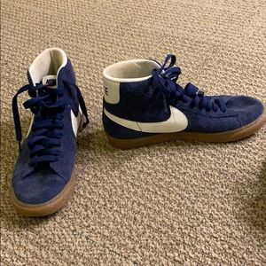 Nike Vintage High-top Suede Sneakers